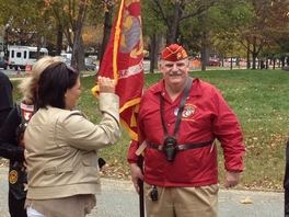 Detachment at the Pop A Smoke Veterans Day-Marine Corps Birthday Remembrance at the Vietnam Memorial: Detachment at the Pop A Smoke Veterans Day/Marine Corps Birthday Remembrance at the Vietnam Memorial, 2011-11-10
